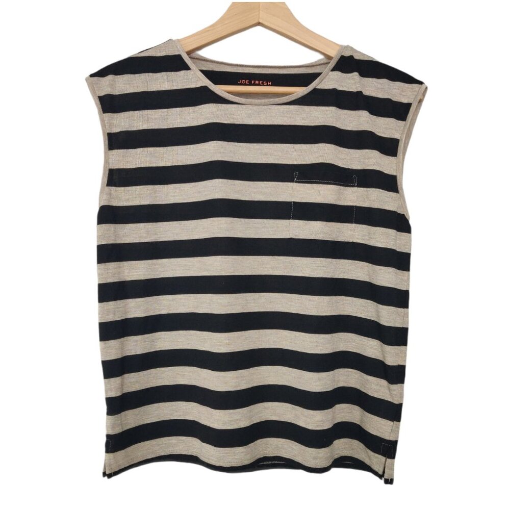 Joe Fresh Striped Short-sleeve Shirt Small